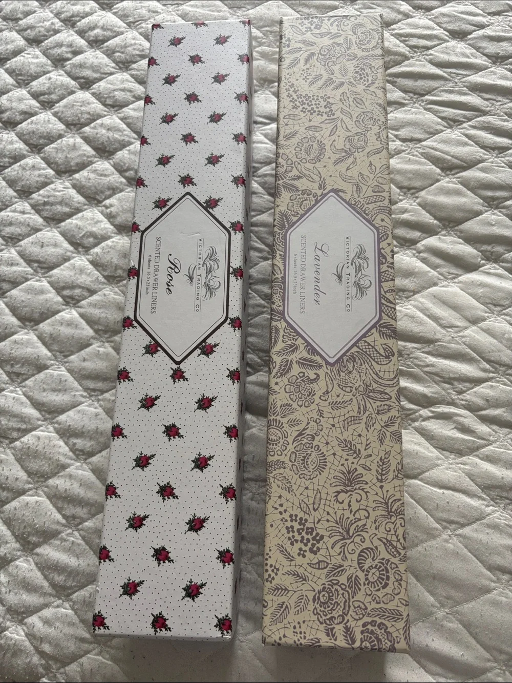 Victoria trading co Rose & Lavender Scented Drawer Liners - Floral Pattern